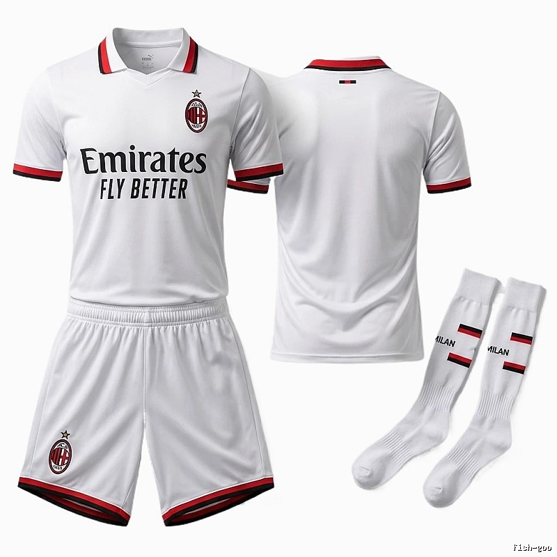 AC Milan minimalist white jersey