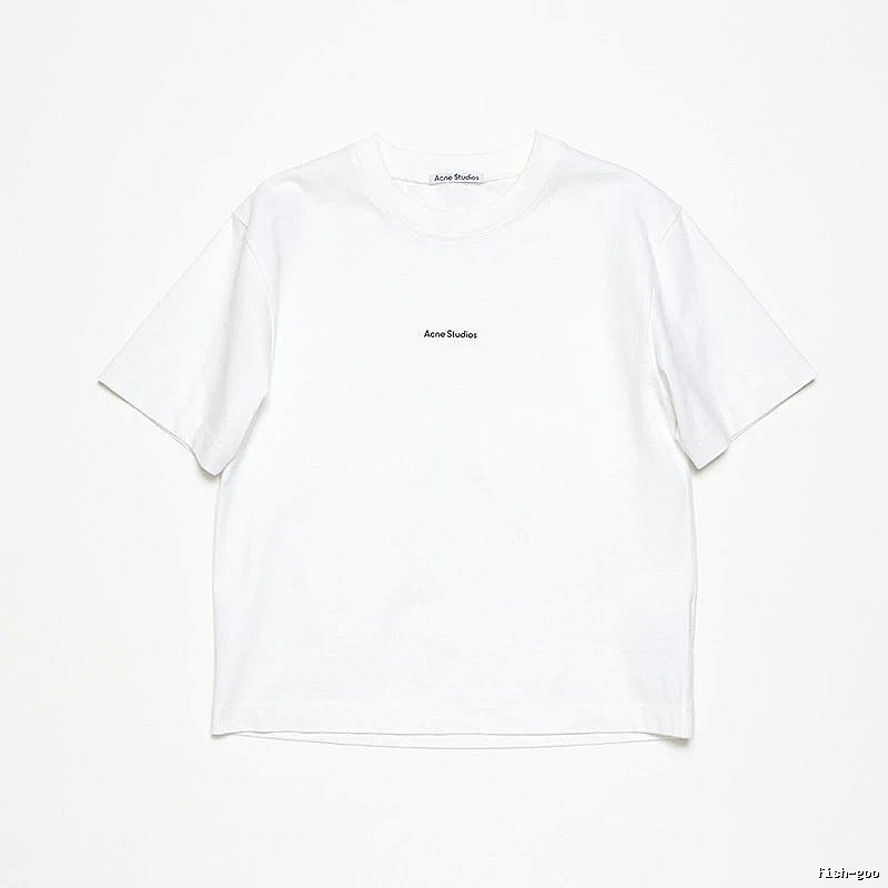 Acne Studios 2090-80 White Style Ac908042 Stockholm Logo T-Shirt Statement Graphic