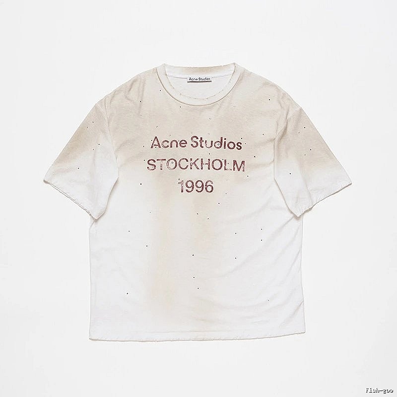 Acne Studios 2090-80 White Style Ac908056 Stockholm Logo T-Shirt Layered Outfit