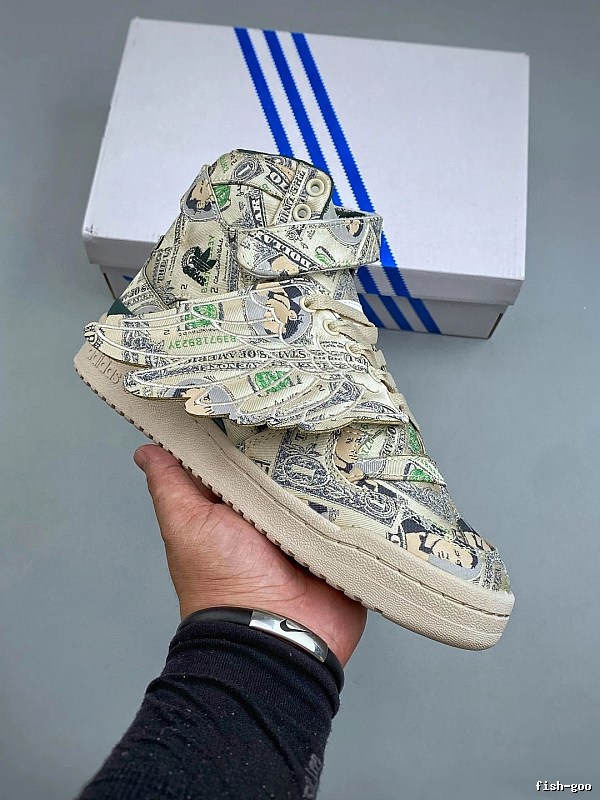 Adidas Statement High-Tops in Graphic Print, Finished with Lace-Up Ankle
