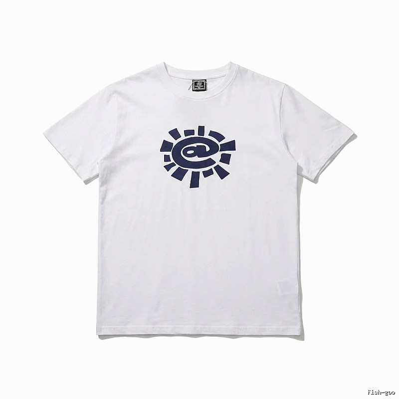 ADWYSD Printed Simple White T-shirt