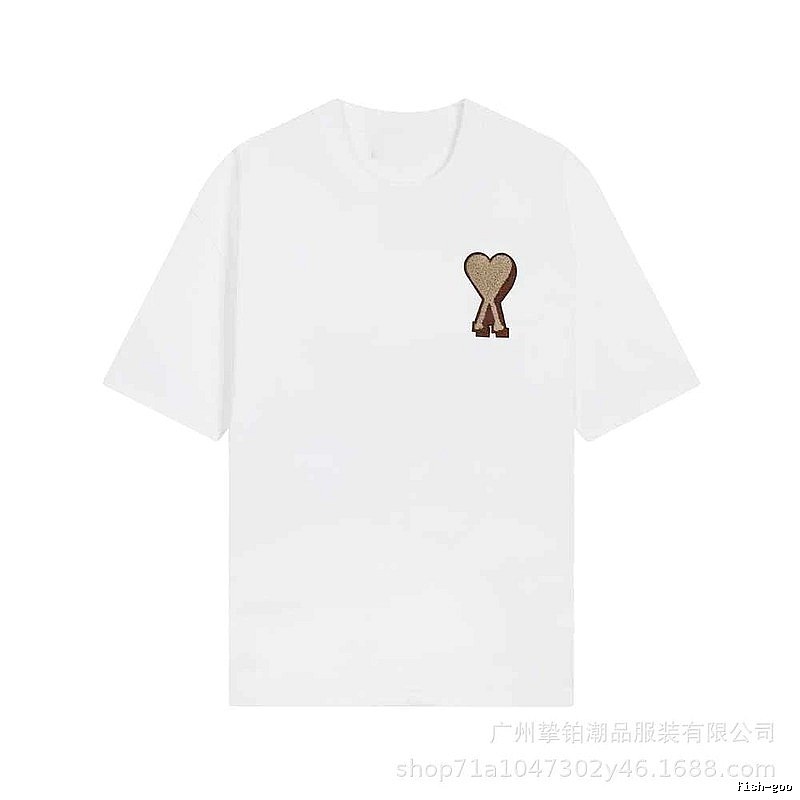 AMI Love Simple White T-shirt