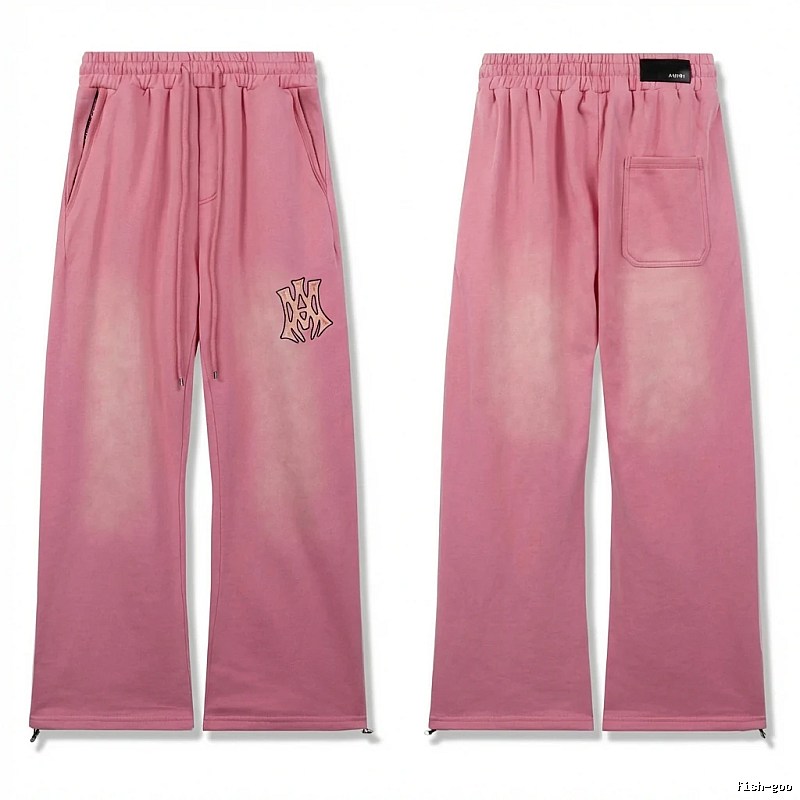 AMIRI casual style pink long trousers
