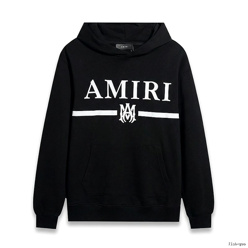 AMIRI Letter Print Black Sweatshirt