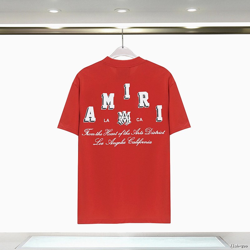 Amiri Lightweight Graphic T-shirt White Blue Amiri for Gift Ideas
