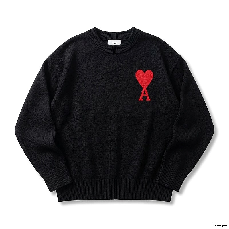 AMIRI Love Trendy Black Sweater