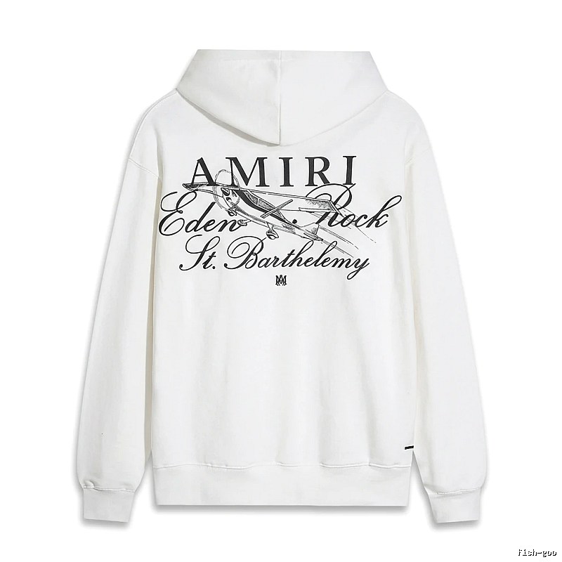 AMIRI Printed Casual White Sweatshirt