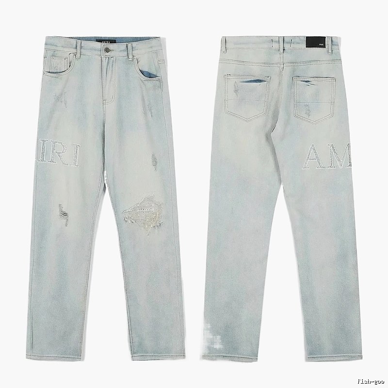 AMIRI Ripped Trendy and Cool Style Jeans