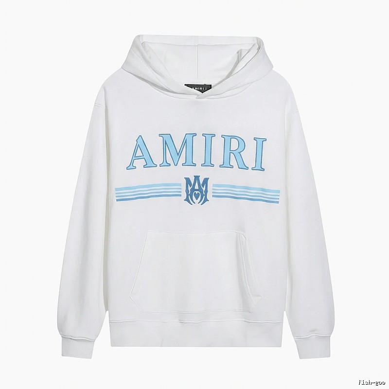 AMIRI simple style white hoodie