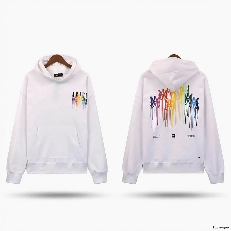 AMIRI Splatter White Hoodie