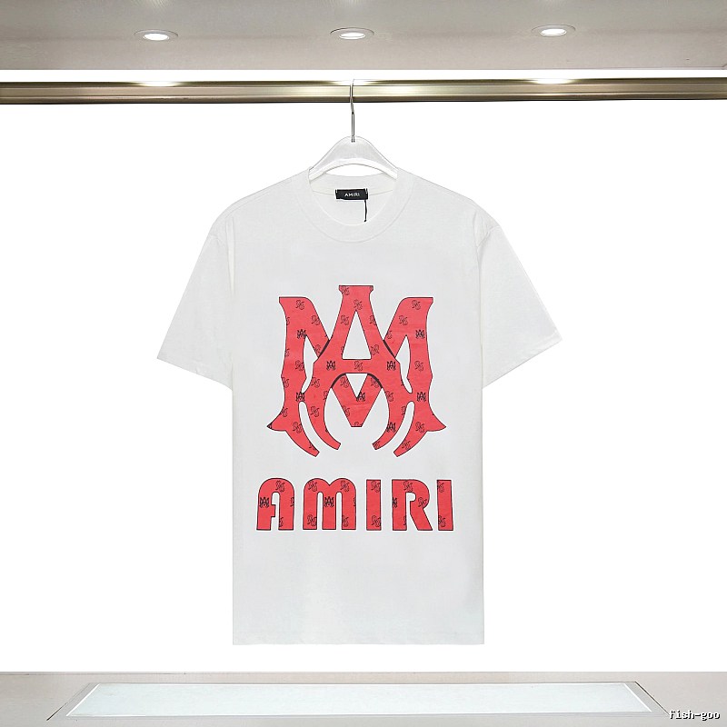 Amiri Weekend Graphic T-shirt White Blue Amiri for Weekend Wear