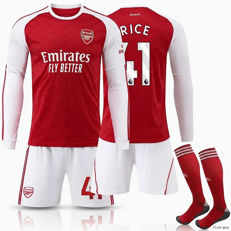 Arsenal retro red and white jersey
