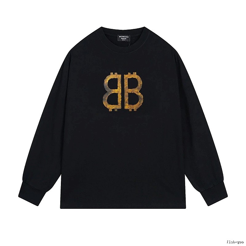 Balenciaga BB Print Black Sweatshirt