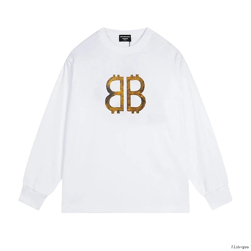 Balenciaga BB Print White T-shirt