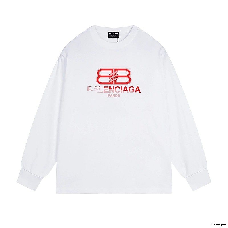 Balenciaga BB Print White T-shirt