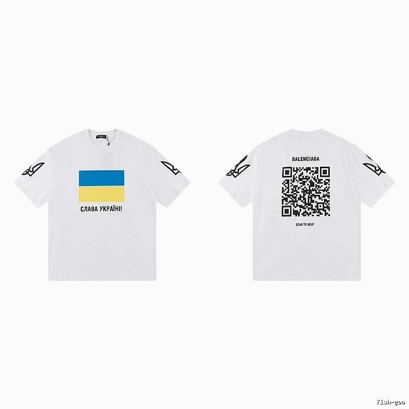Balenciaga Charity Limited Edition Street Style White T-Shirt