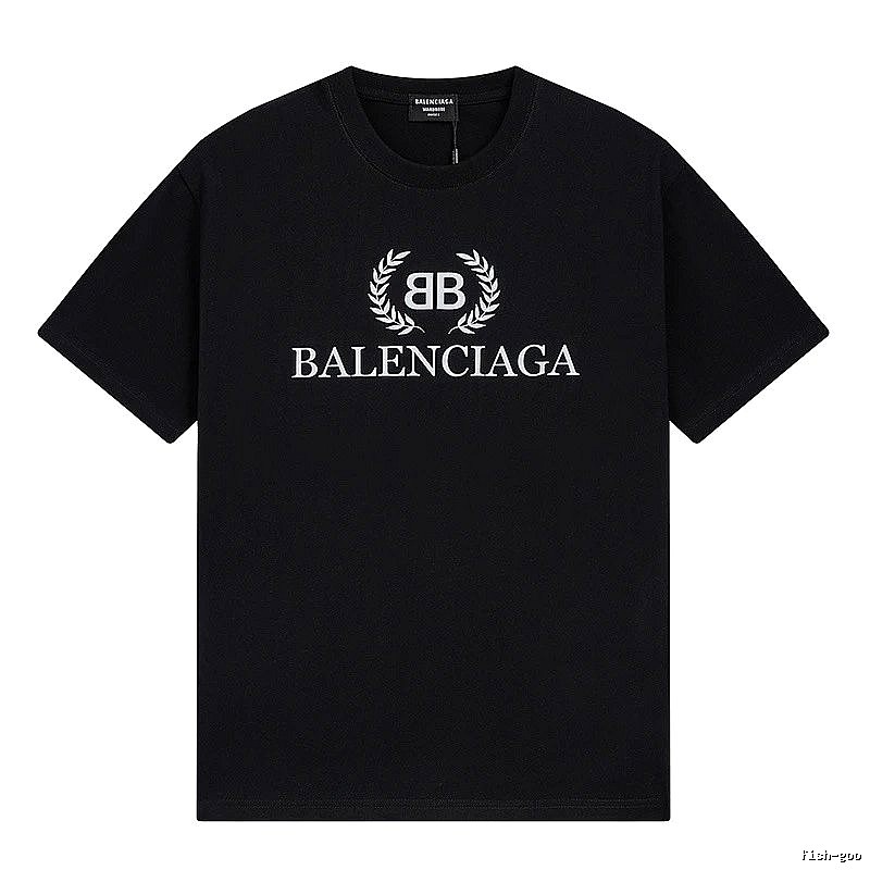 Balenciaga Classic Style Black T-shirt