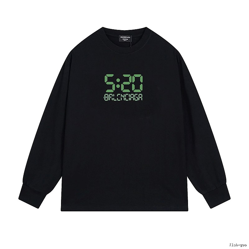 Balenciaga digital style black sweatshirt