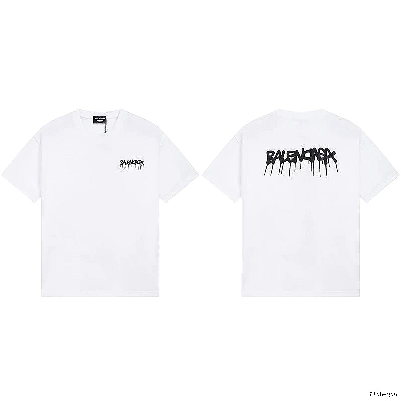 Balenciaga Graffiti Style White T-shirt
