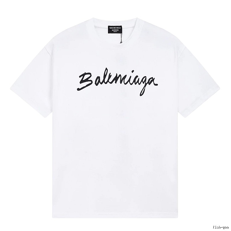 Balenciaga letter simple white T-shirt