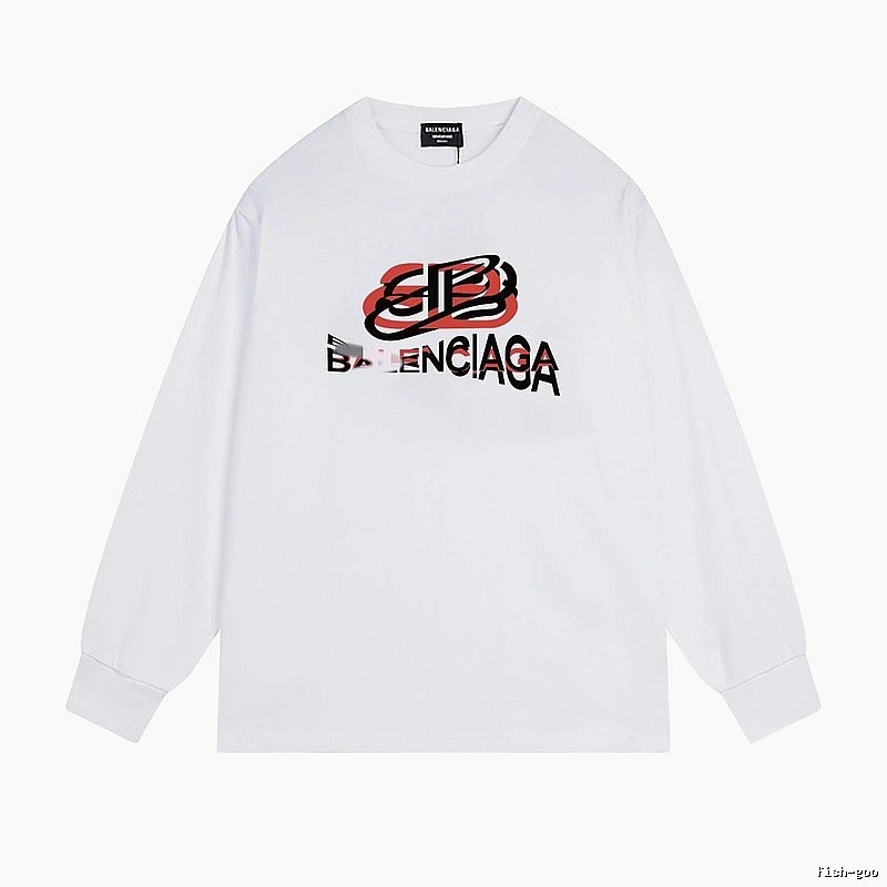 Balenciaga letter white sweatshirt