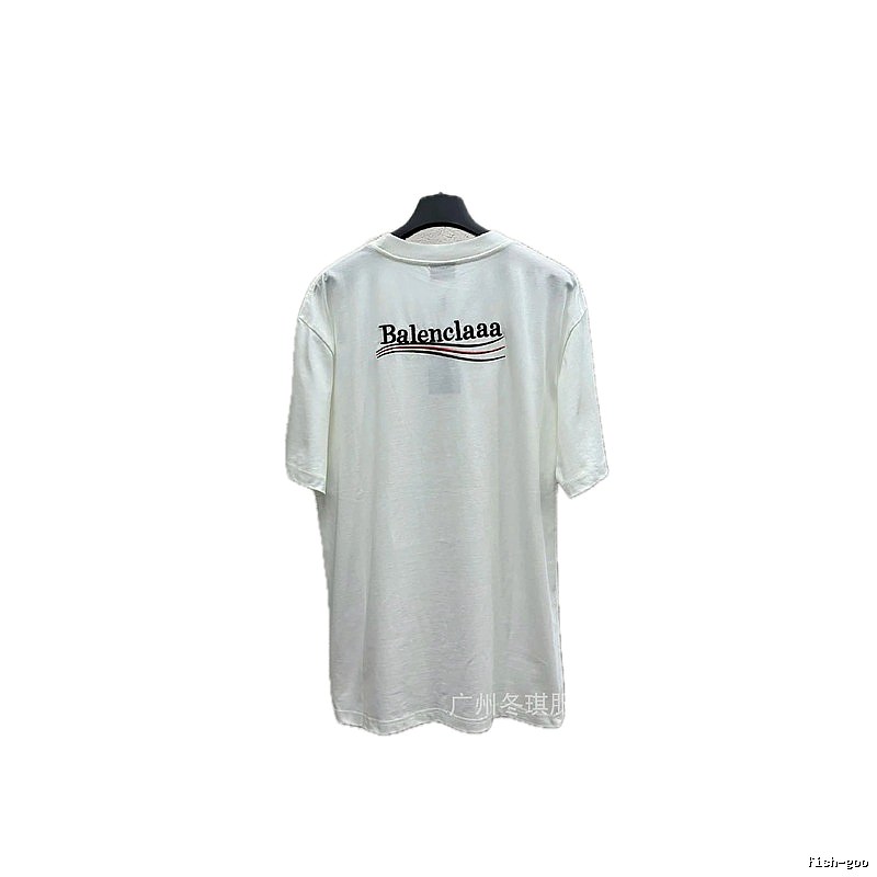 Balenciaga minimalist style white T-shirt