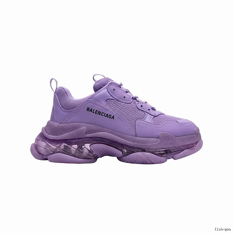 Balenciaga purple Triple S sneakers