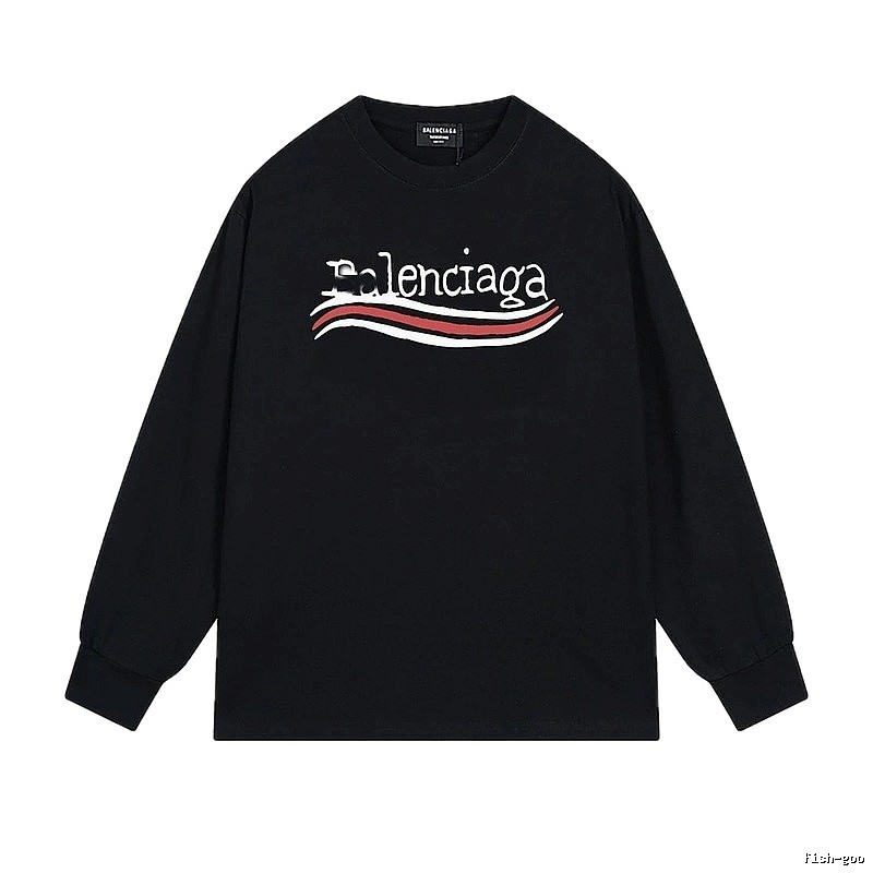 Balenciaga wavy black sweatshirt
