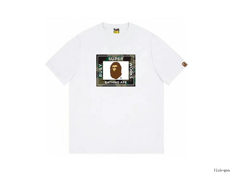 Bape Ape Head Camouflage Style Short-sleeve Shirt