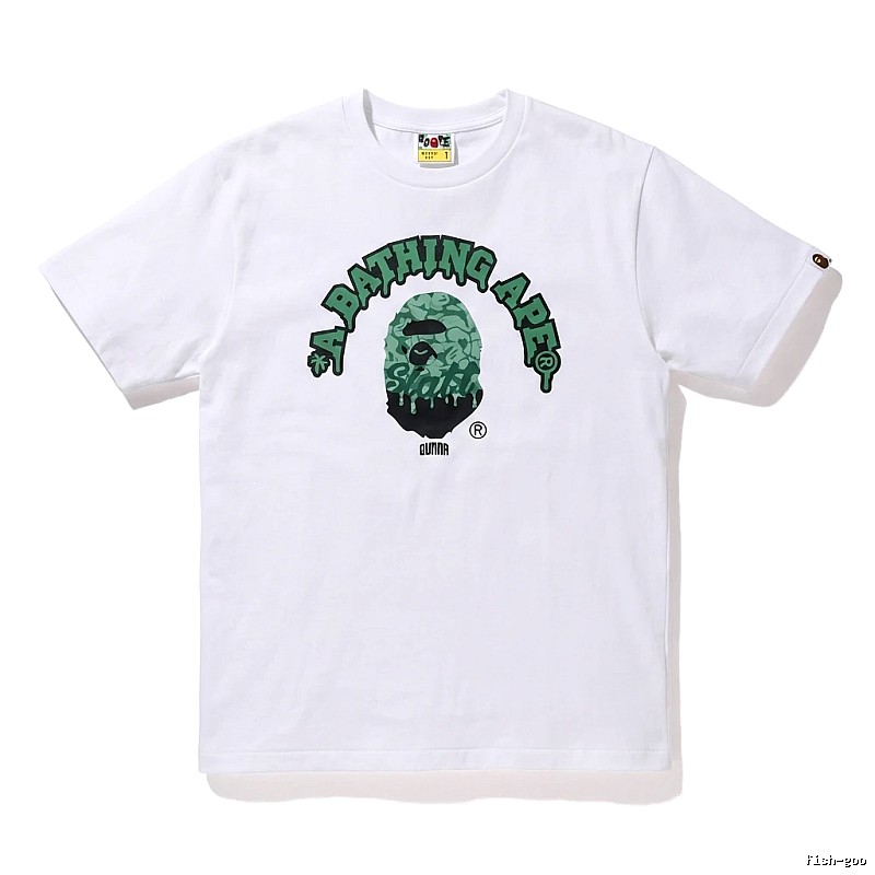 Bape Ape Head Cool White T-shirt in Streetwear Style
