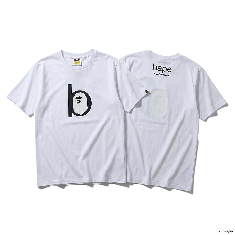 Bape Ape Head Simple White T-shirt