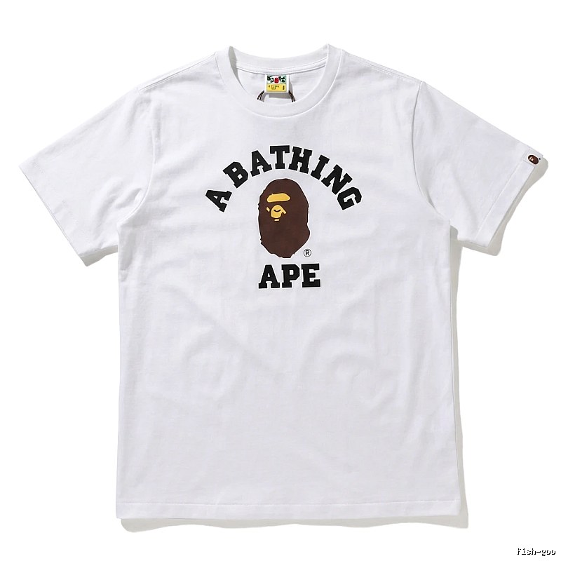 Bape Ape Head Simple White T-shirt