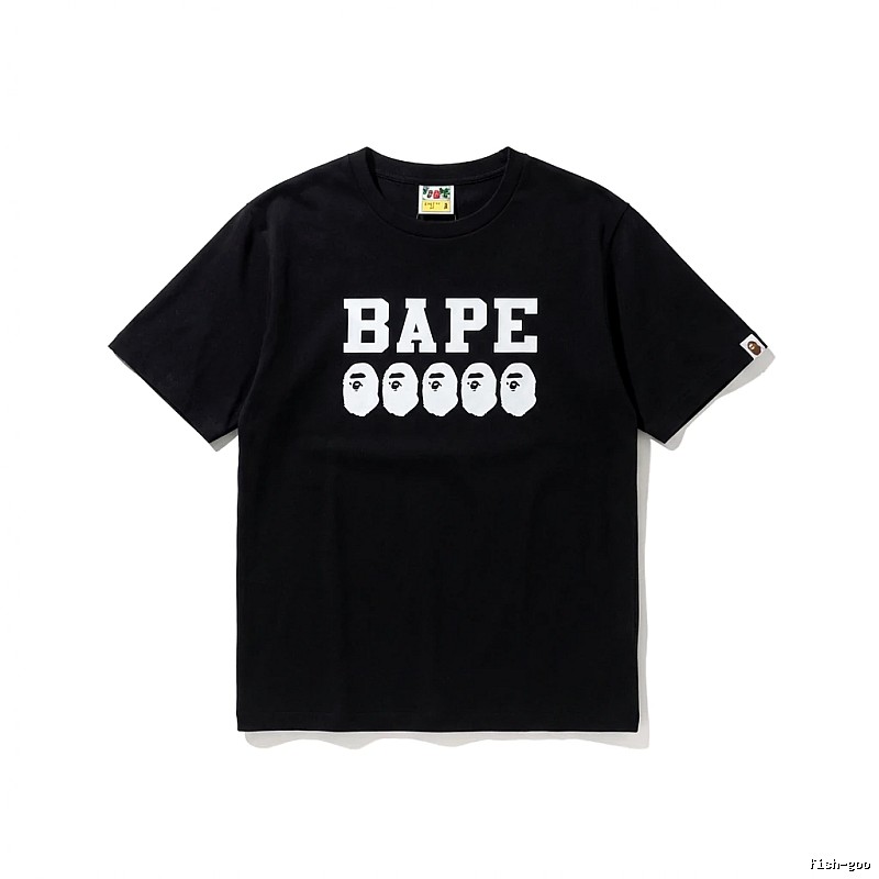 Bape Ape Head Trendy Black T-shirt