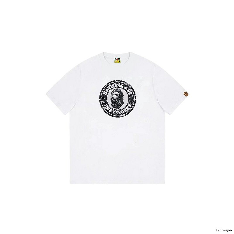 Bape classic retro style white T-shirt