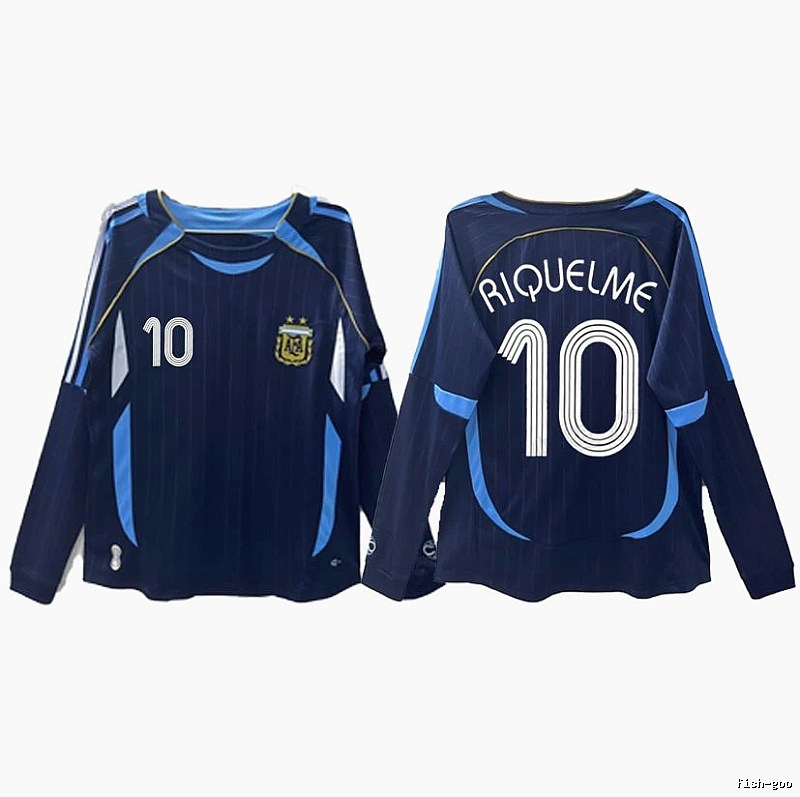 Brazil Monogram Soccer jersey Blue Brazil Football for Layered Styling