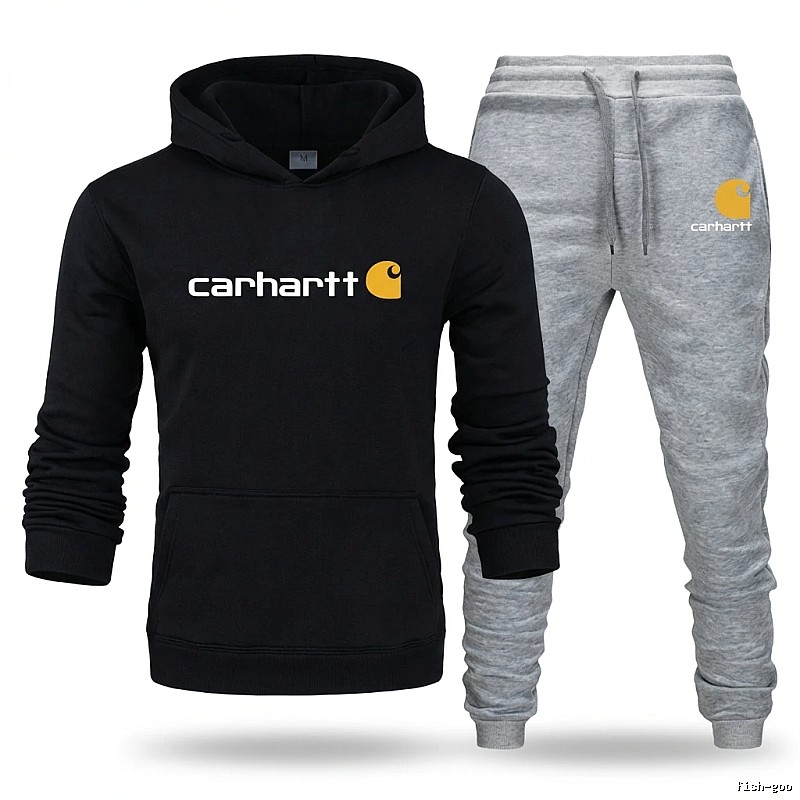 Carhartt casual style black and gray suit
