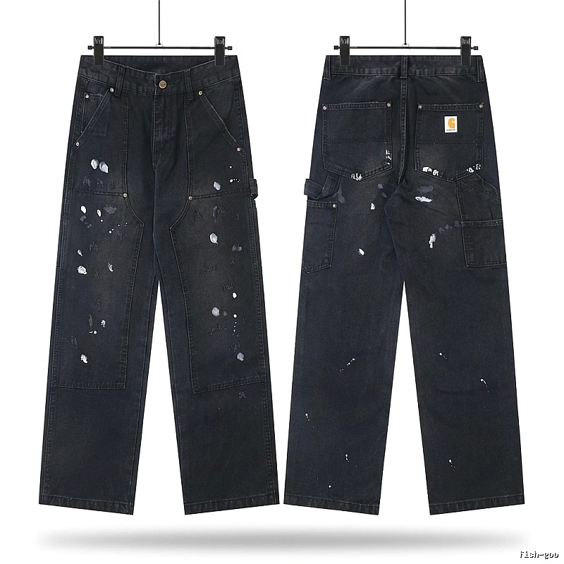 Carhartt workwear style black jeans