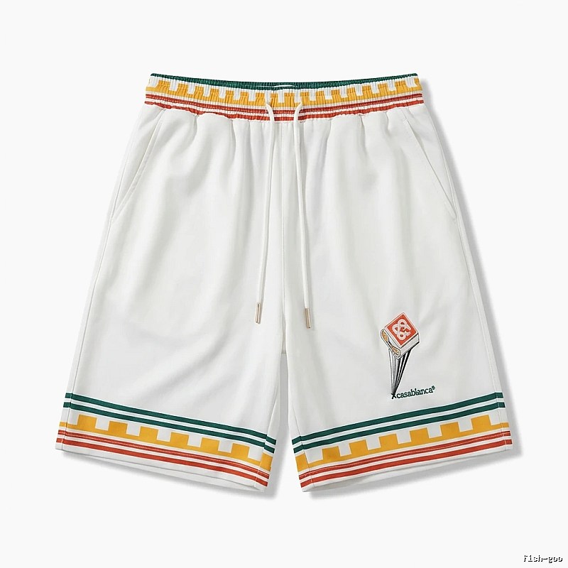 Casablanca retro style white shorts