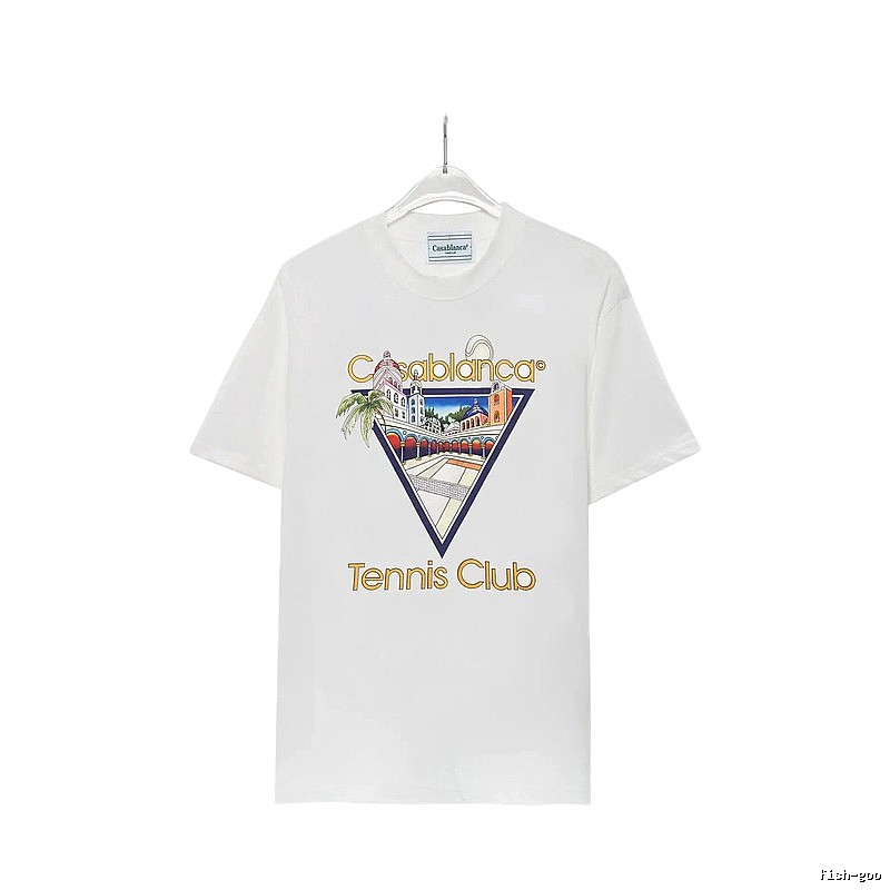 Casablanca retro style white T-shirt