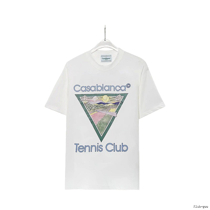 Casablanca Tennis Club Wind White T-shirt