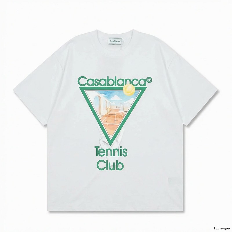 Casablanca Tennis Style White T-shirt