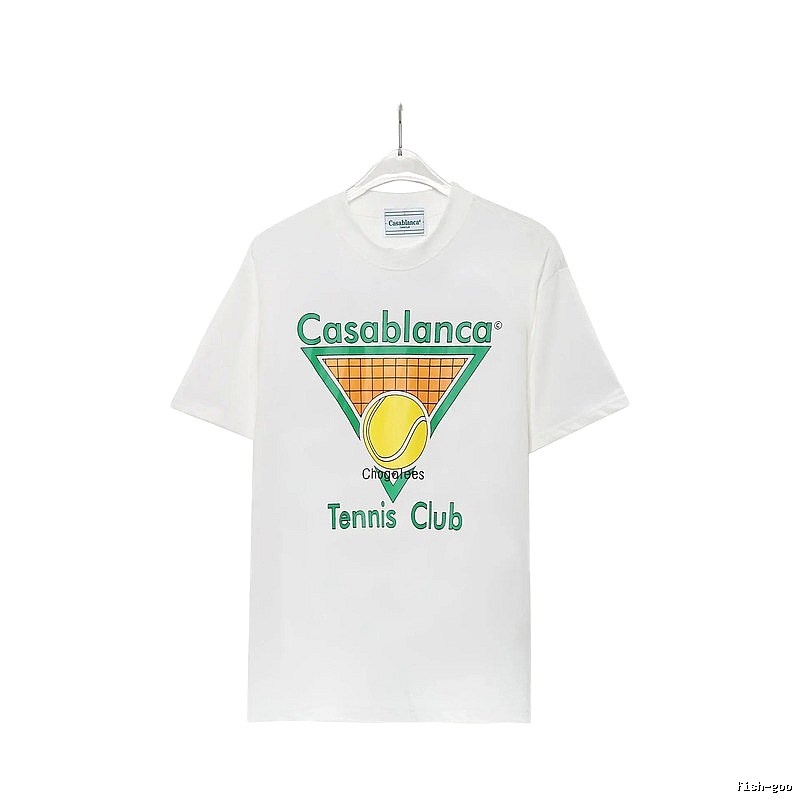 Casablanca Tennis Style White T-shirt