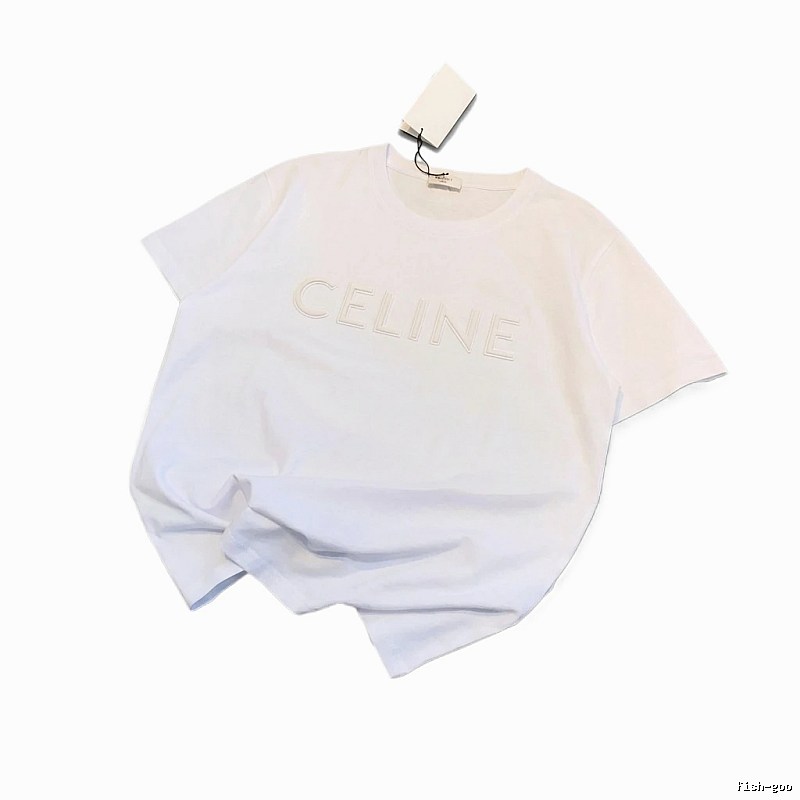CELINE minimalist style white T-shirt