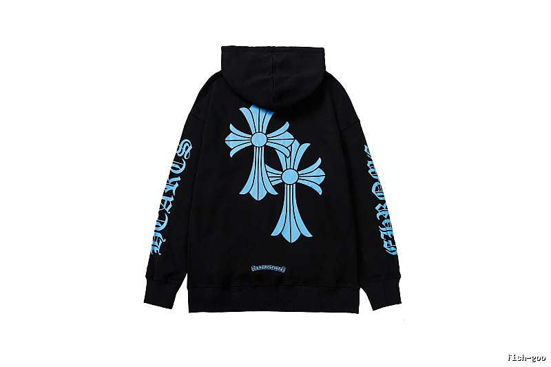 Chrome Hearts 2088-15 Black Cross Graphic Hoodie Daily Styling