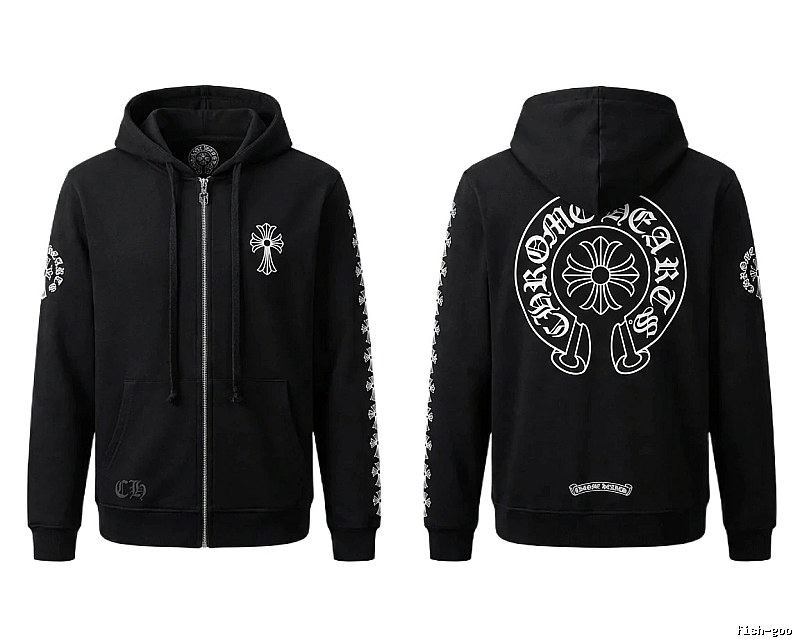 Chrome Hearts Cross Trendy Cool Black Sweatshirt