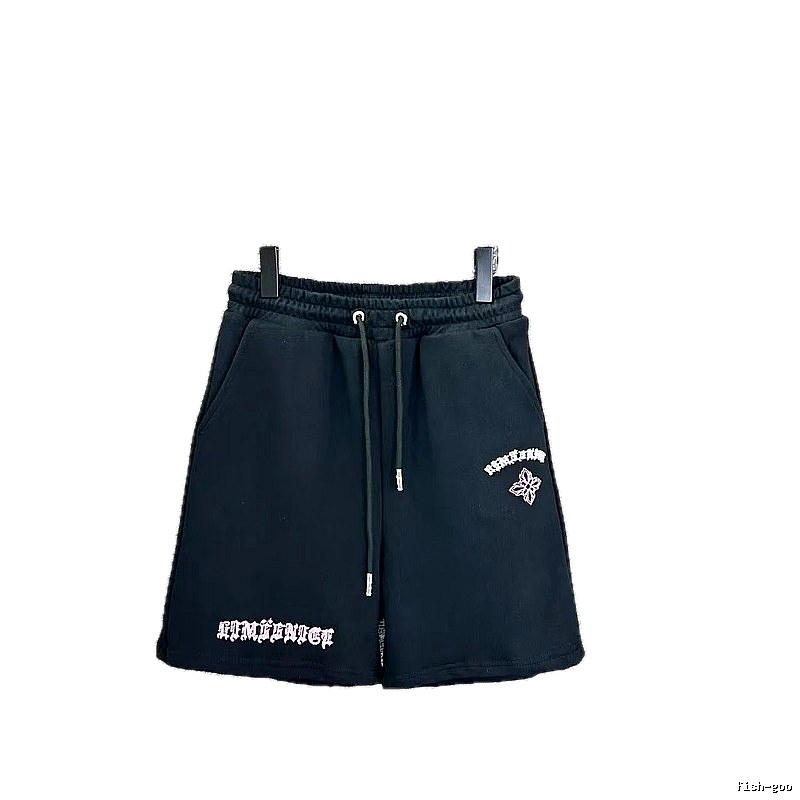 Chrome Hearts Trendy Style Black Shorts