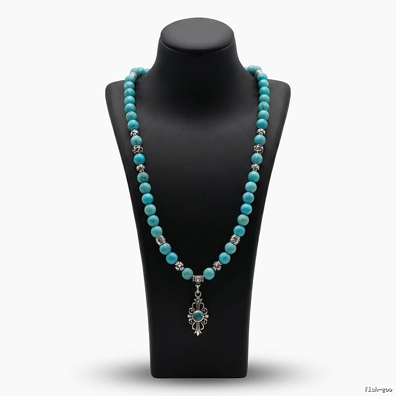 Chrome Hearts Turquoise Vintage Necklace