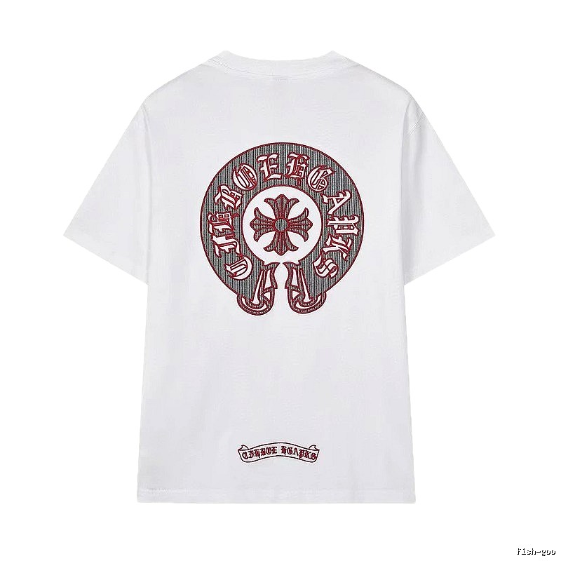 Chrome Hearts Vintage Embroidered Horseshoe White T-Shirt