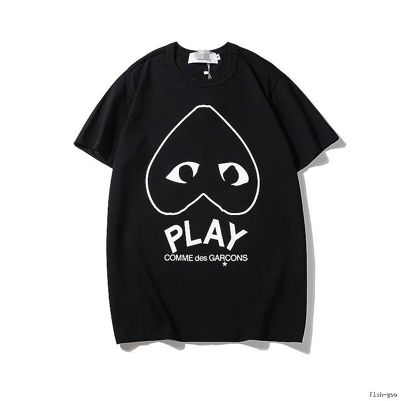 Comme des Garcons PLAY 2023-12 Black Style 2312 Heart Logo T-Shirt Travel Pack