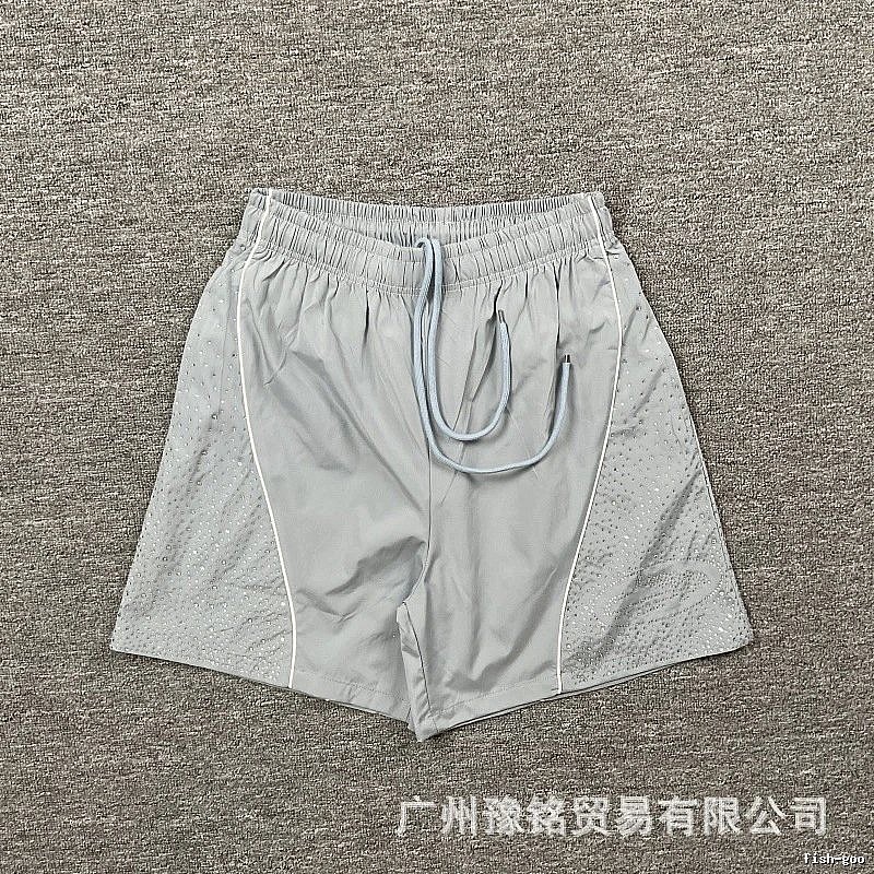 Corteiz Breathable Street Style Grey Sports Shorts